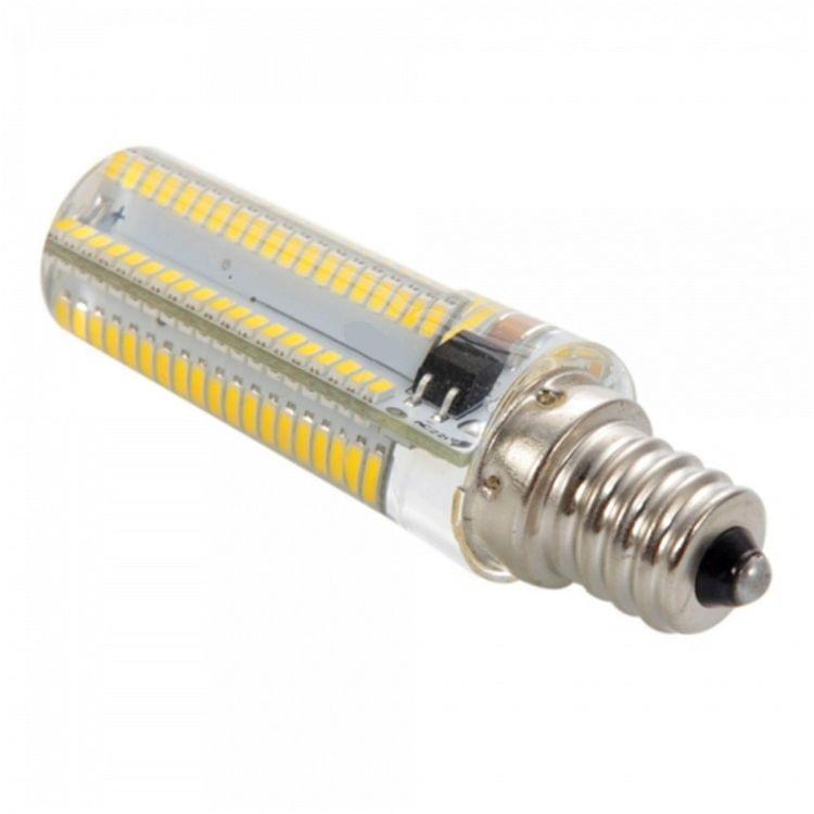 YWXLight 6PCS E12 7W AC 220-240V 152LEDs SMD 3014 Energy-saving LED Silicone Lamp (Warm White)