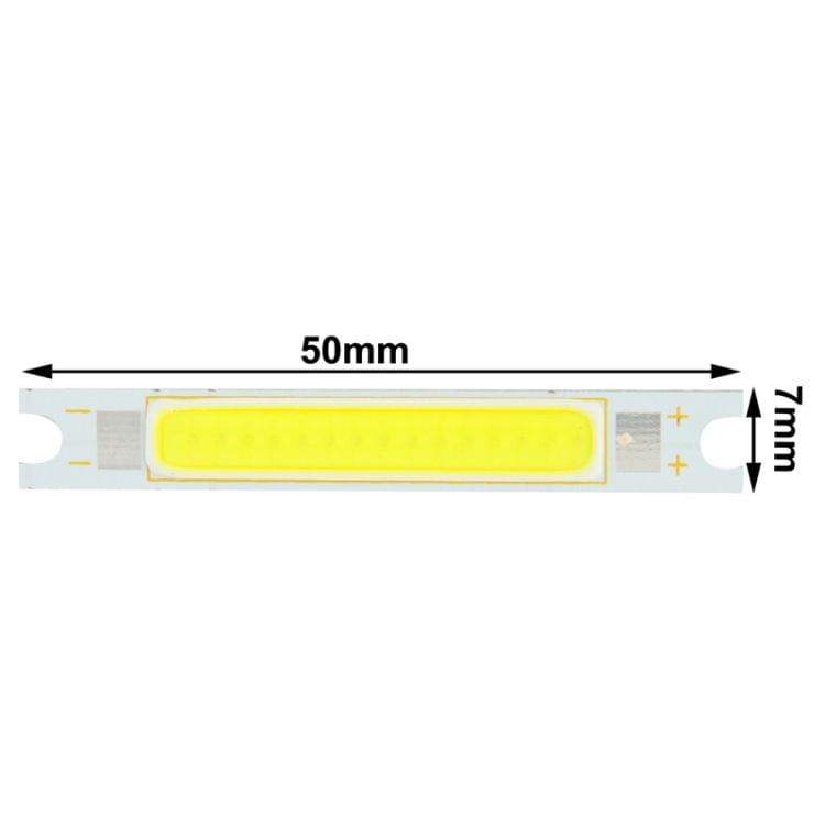 White Light LED Light Lamp Bead, DC 9V-11V / 500mA, Length: 50mm