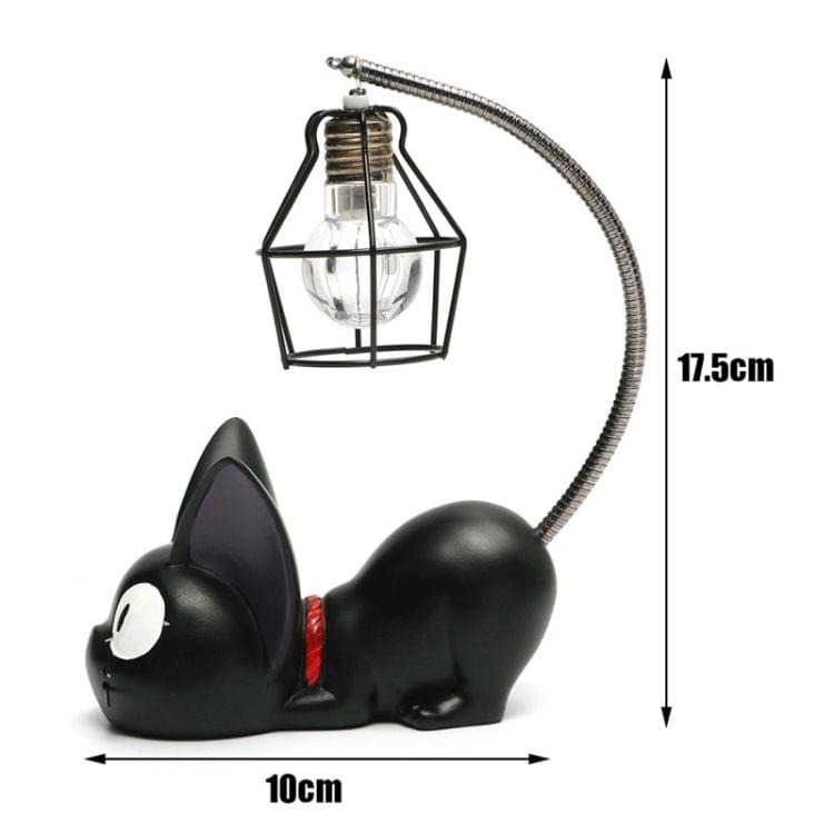 LED Night Light C reative Resin Cat Animal Night Light Ornaments Home Decoration Gift Small Cat Nursery Lamp Style 2
