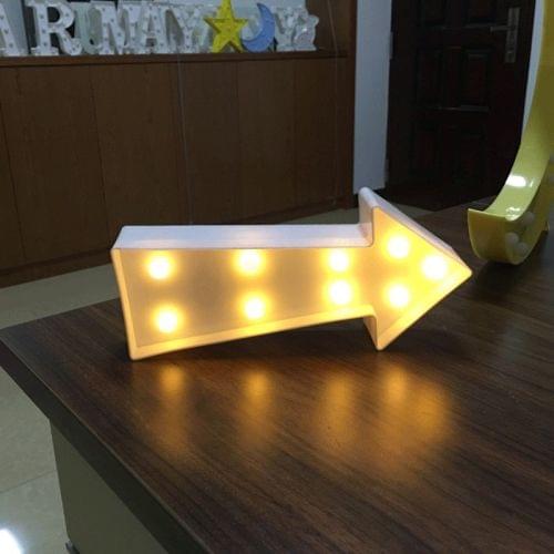 Creative Arrow Sign Shape Warm White LED Decoration Light