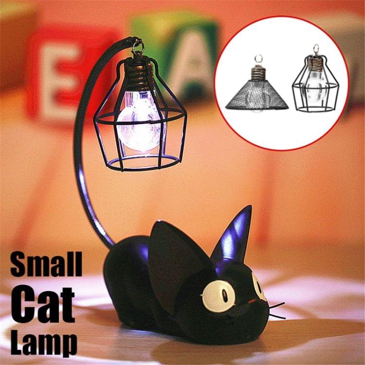 LED Night Light C reative Resin Cat Animal Night Light Ornaments Home Decoration Gift Small Cat Nursery Lamp Style 1
