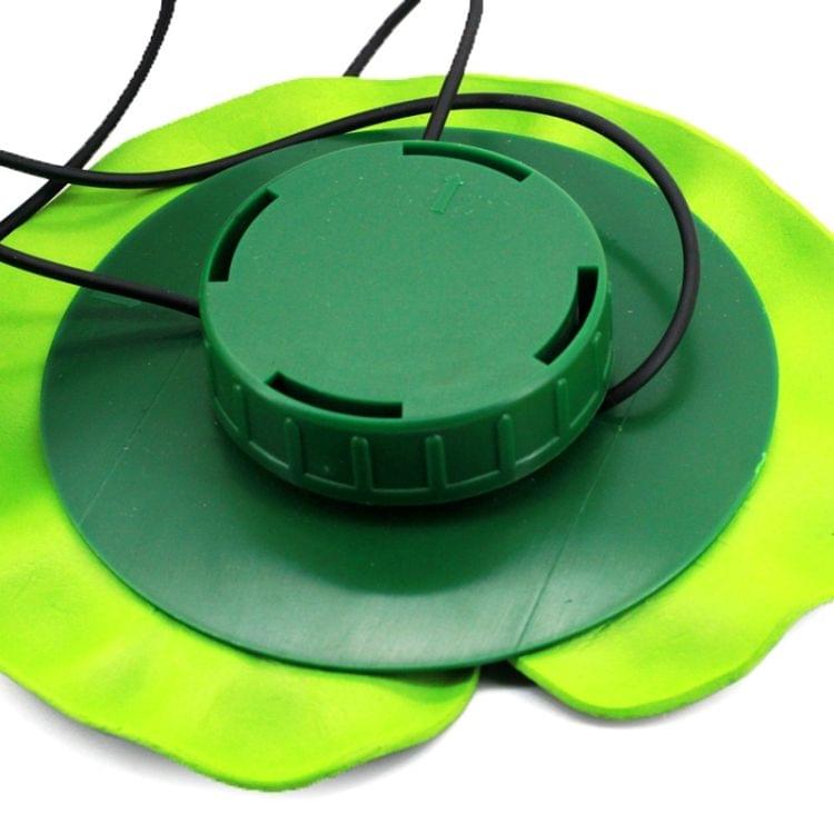 Solar Power Floating Waterproof Lotus Flower Lamp Light with Solar Panel