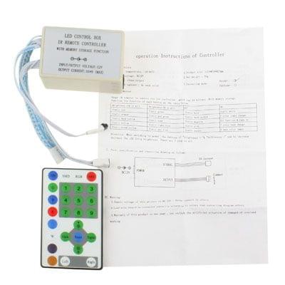 25 Keys RGB LED Light Controller with Memory Storage Function，Support Marquee