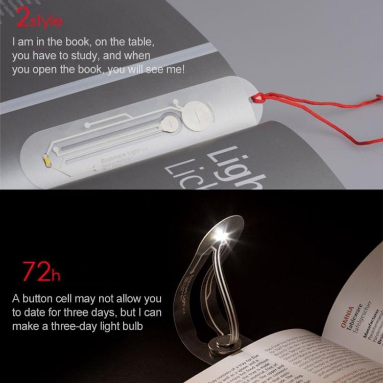 Creative Bookmark Curved Folding Portable LED Night Light