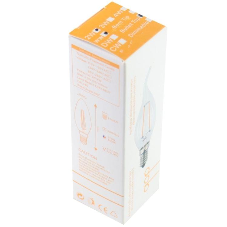 E14 4W Warm White 4 COB LED Bulb