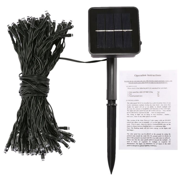 17m IP44 Waterproof  Solar Panel Fairy Lamp