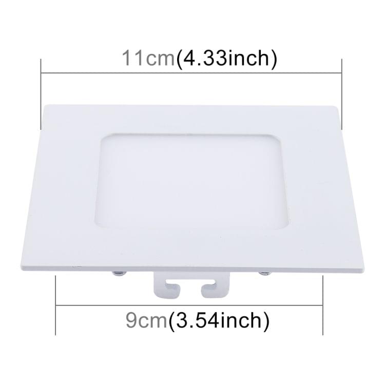4W Natural White Light 8.5cm Square Panel Light Lamp with LED Driver