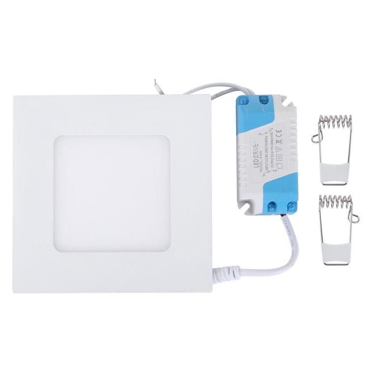 4W Natural White Light 8.5cm Square Panel Light Lamp with LED Driver