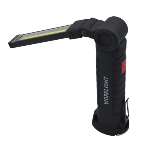 Handheld Movable Work Lights USB Charging Multi-functional and Folding Emergency Lights, Body Color:Black, size:11 x3.6cm