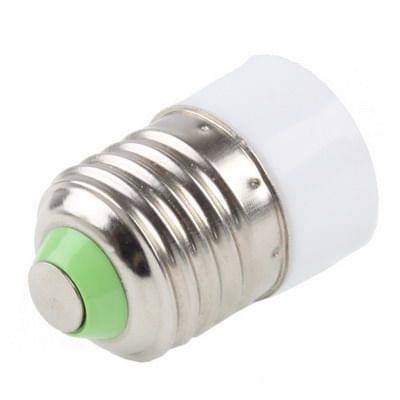 E14 to E27 Light Lamp Bulbs Adapter Converter(White)