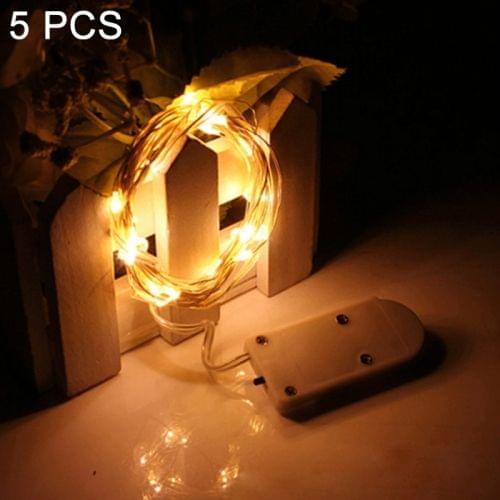 5 PCS 2m Copper Wire String Light Festival Lamp