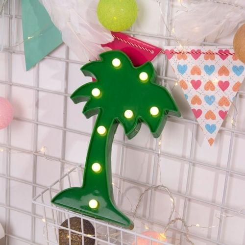 Creative Coconut Tree Shape Warm White LED Decoration Light