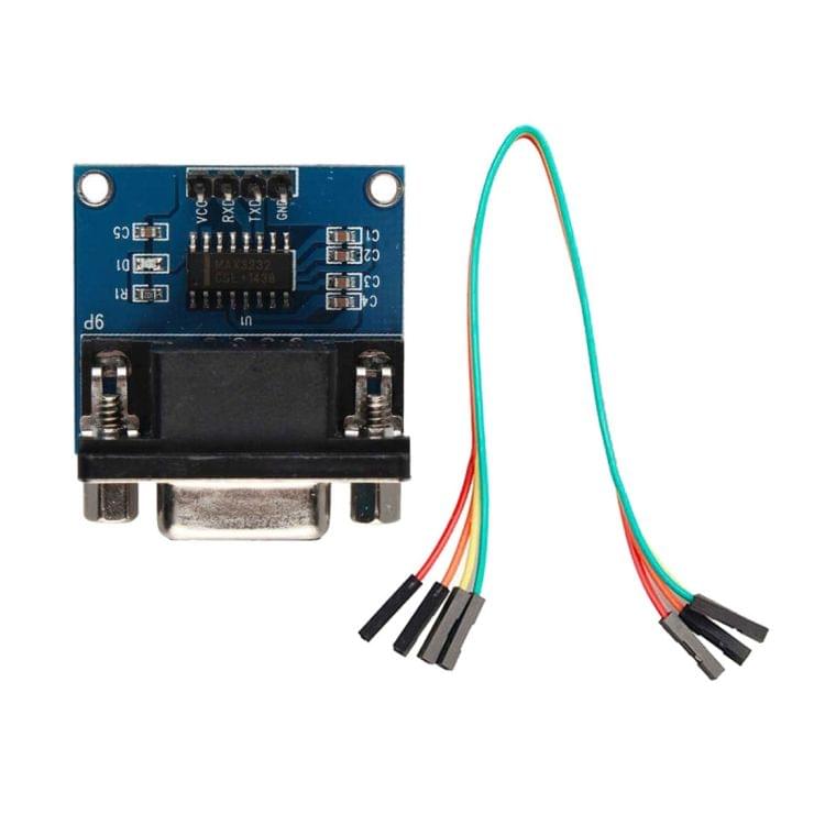 LDTR - WG0002 RS232 Serial Port to TTL Converter Communication Module - Blue with Dupont Cable