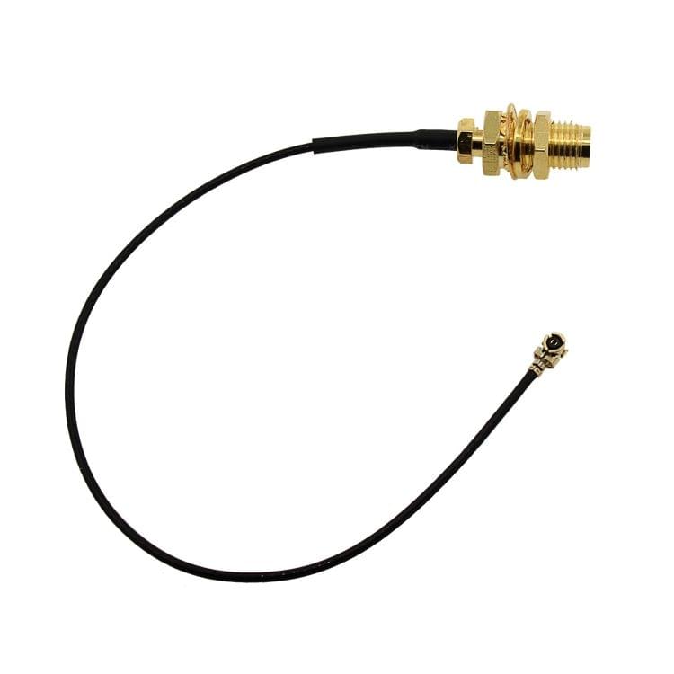 LDTR-WG0232/Z 433MHZ 5cm Short SMA Antenna 14cm SMA To IPEX Adatper Extend Cable (Black)