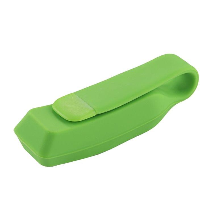 For Fitbit Alta Smart Watch Clip Style Silicone Case, Size: 6.3x1.8x1.7cm (Green)