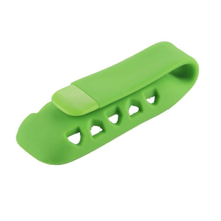 For Fitbit One Smart Watch Clip Style Silicone Case, Size: 6x2.2x1.5cm (Green)