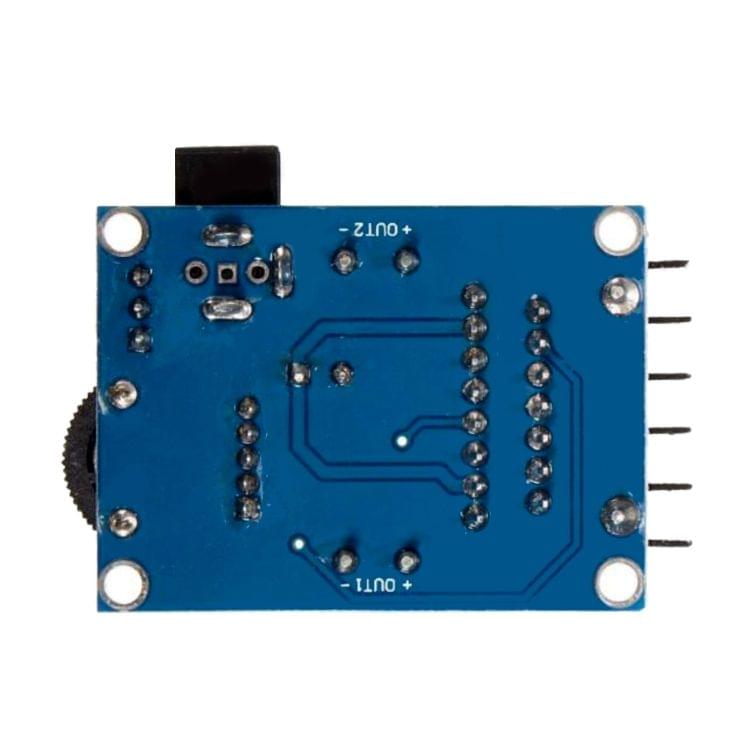 LDTR-WG0251 DC 6-18V TDA7297 Double Channel 10-50W Audio Power Amplifier DIY Module Board (Blue)