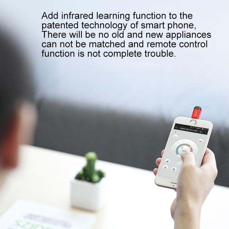 Easy to Control 3 Generation Mobile Phone Wireless Smart Remote Control for Apple universal mobile cloud remote control (Red)