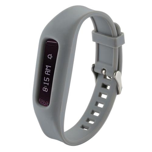 For Fitbit One Smart Watch Silicone Watchband, Length: about 24.2cm (Grey)