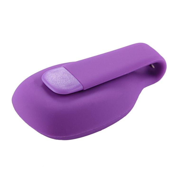 For Fitbit Zip Smart Watch Clip Style Silicone Case, Size: 5.2x3.2x1.3cm (Purple)