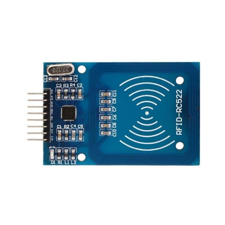LDTR - WG0015 RFID - RC522 RF IC Card Sensor Module Kit with Key Chain for Arduino DIY Projects - Blue and White