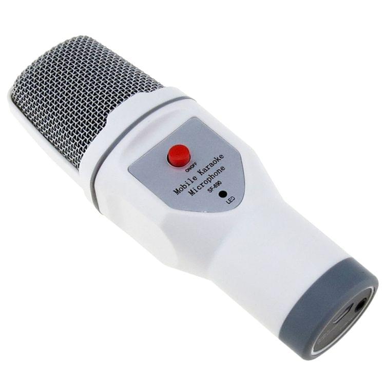 SF-690 Mobile Phone Karaoke Recording Condenser Microphone, Professional Karaoke Live Chat Capacitor Microphone