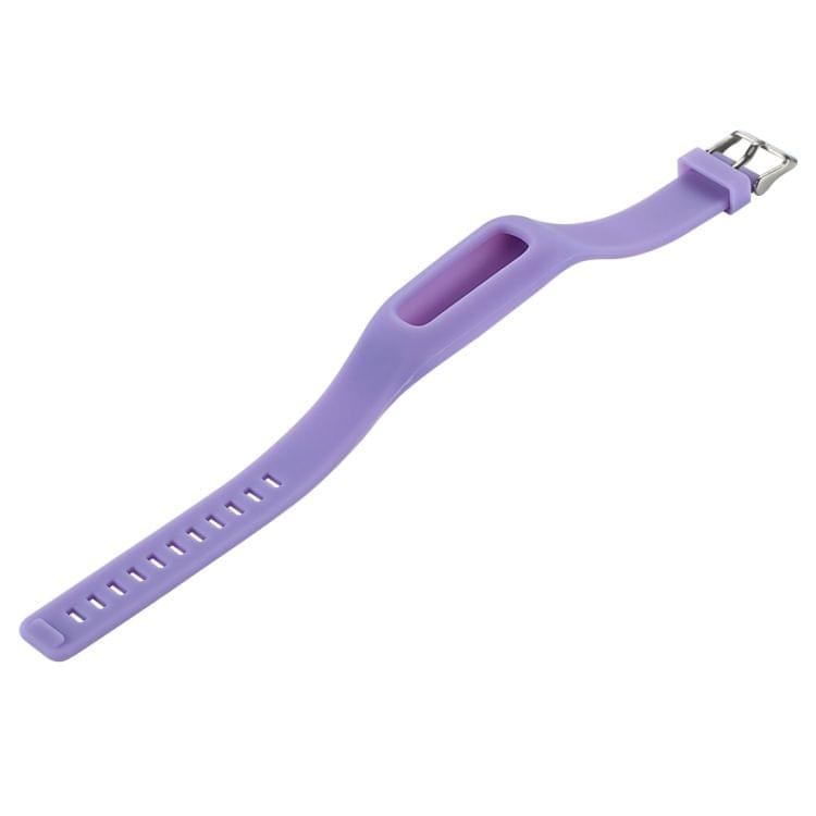 For Fitbit One Smart Watch Silicone Watchband, Length: about 24.2cm (Purple)