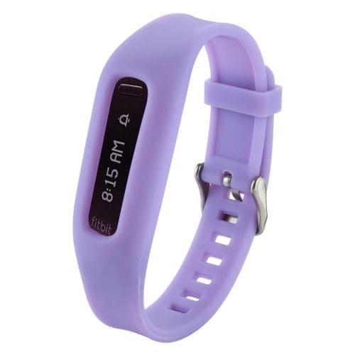 For Fitbit One Smart Watch Silicone Watchband, Length: about 24.2cm (Purple)