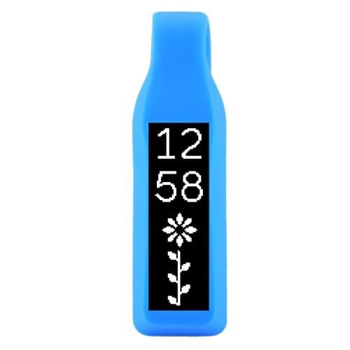 For Fitbit Alta Smart Watch Clip Style Silicone Case, Size: 6.3x1.8x1.7cm (Blue)