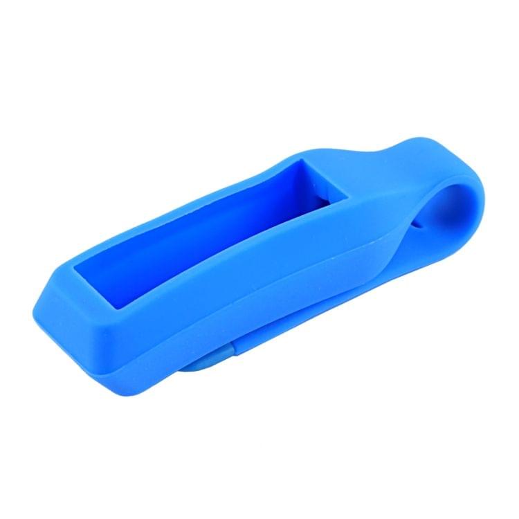 For Fitbit Alta Smart Watch Clip Style Silicone Case, Size: 6.3x1.8x1.7cm (Blue)