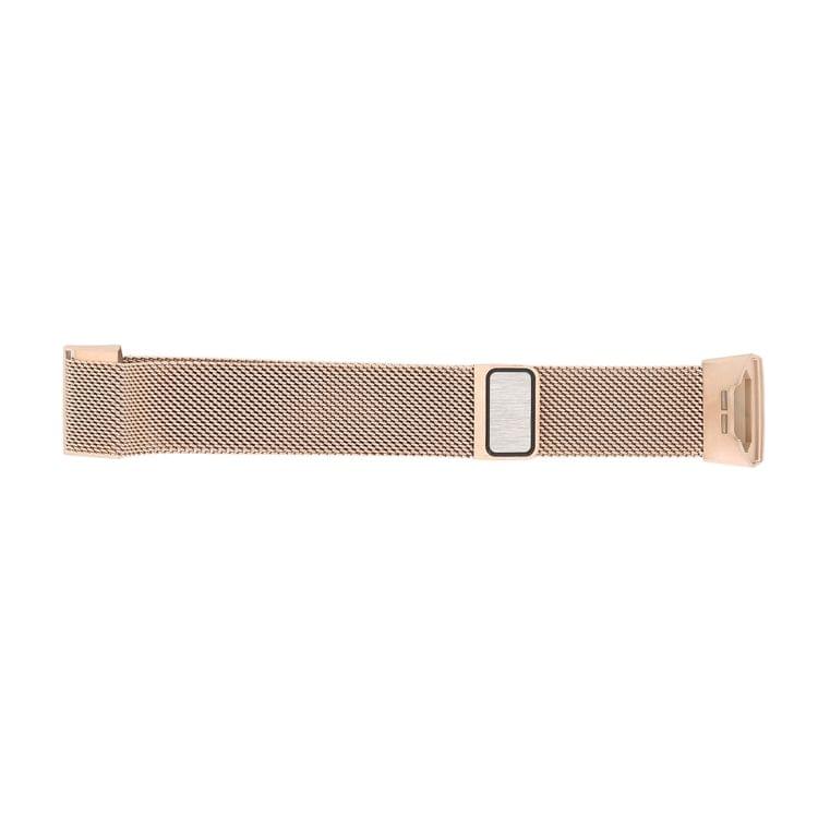 Metal Wrist Strap Watch Band for Fitbit Charge 3 (Gold)