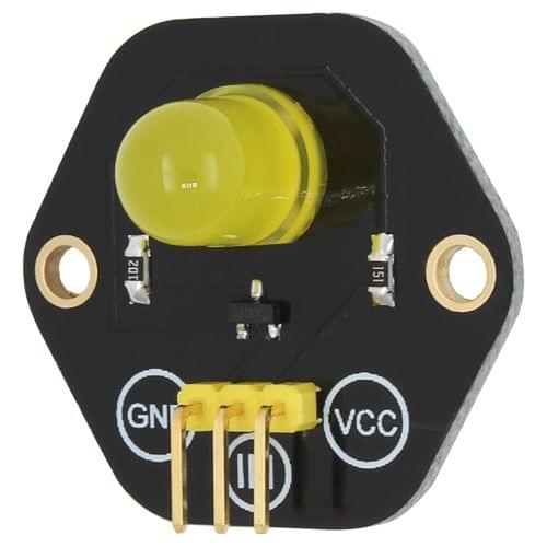 LandaTianrui LDTR-RM022 8mm Digital Yellow LED Module for Arduino (Black)