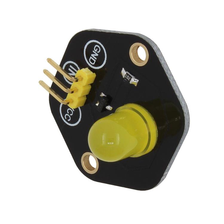 LandaTianrui LDTR-RM022 8mm Digital Yellow LED Module for Arduino (Black)