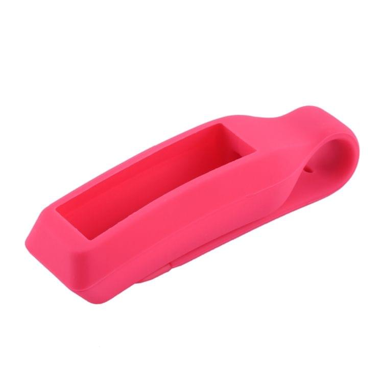 For Fitbit Alta Smart Watch Clip Style Silicone Case, Size: 6.3x1.8x1.7cm (Magenta)