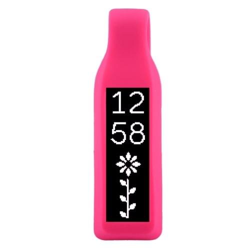For Fitbit Alta Smart Watch Clip Style Silicone Case, Size: 6.3x1.8x1.7cm (Magenta)
