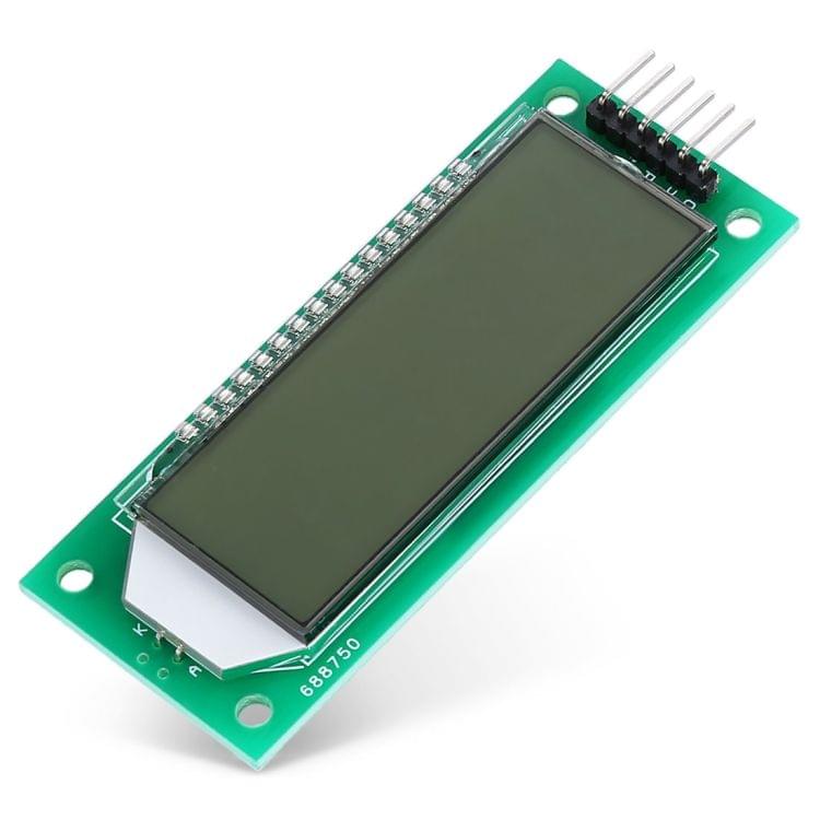 LDTR - WG0101 2.4 inch 6-digit 7-segment LCD Display Module for Arduino, Screen Display Backlight Color: Blue