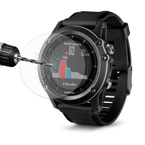 ENKAY Hat-Prince for Garmin Fenix 3 HR Smart Watch 0.2mm 9H Surface Hardness 2.15D Curved Edge Tempered Glass Film