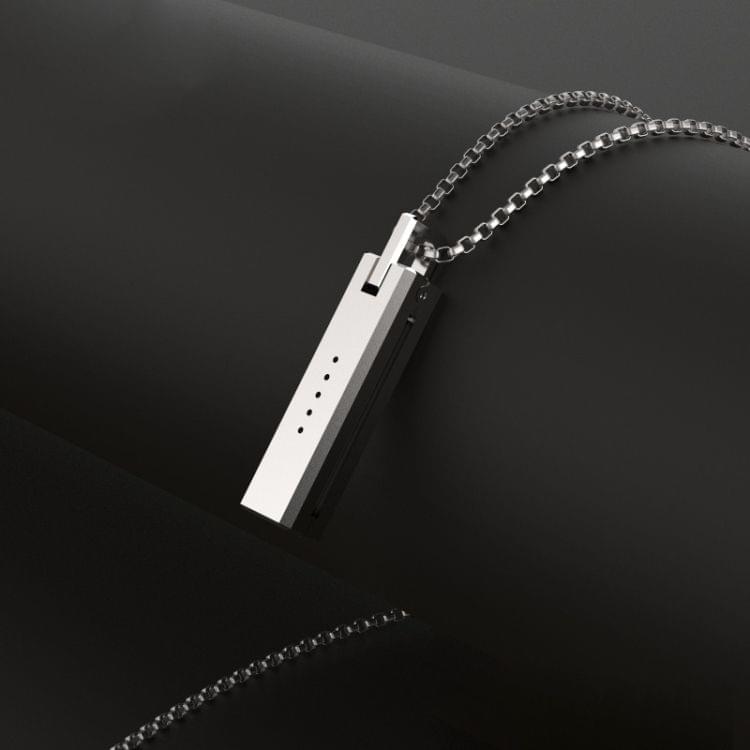 Mijobs Metal Screwless Magnetic Pendant Necklace for Fitbit Flex 2, Host not Included (Gold)