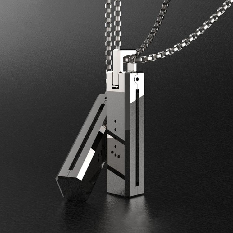 Mijobs Metal Screwless Magnetic Pendant Necklace for Fitbit Flex 2, Host not Included (Gold)