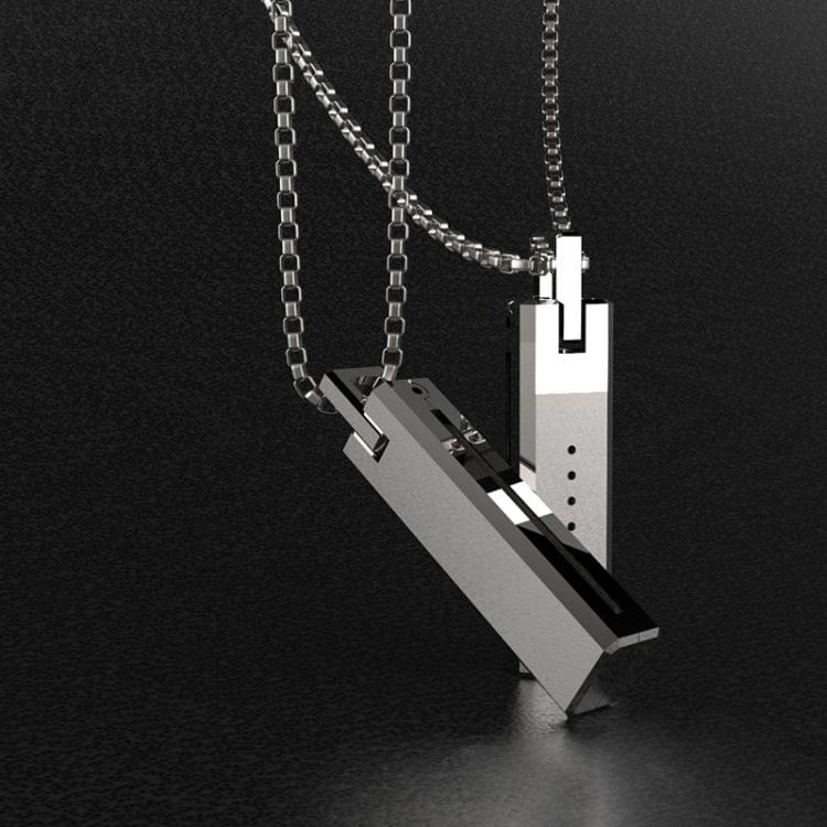 Mijobs Metal Screwless Magnetic Pendant Necklace for Fitbit Flex 2, Host not Included (Gold)