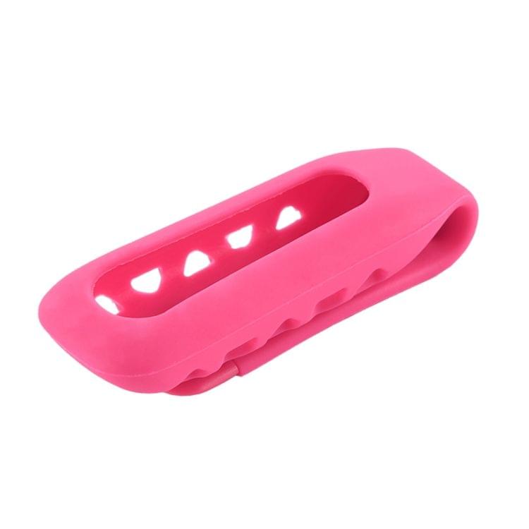 For Fitbit One Smart Watch Clip Style Silicone Case, Size: 6x2.2x1.5cm (Magenta)
