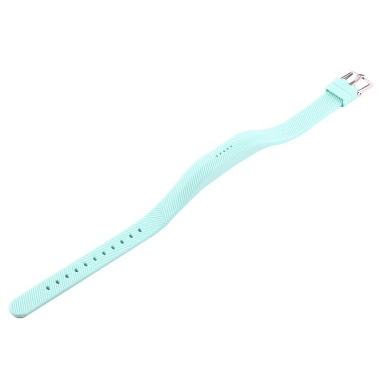 For Fitbit  Flex 2 Bracelet Watch Oblique Texture Silicone Watchband, Full Length: 25cm (Green)