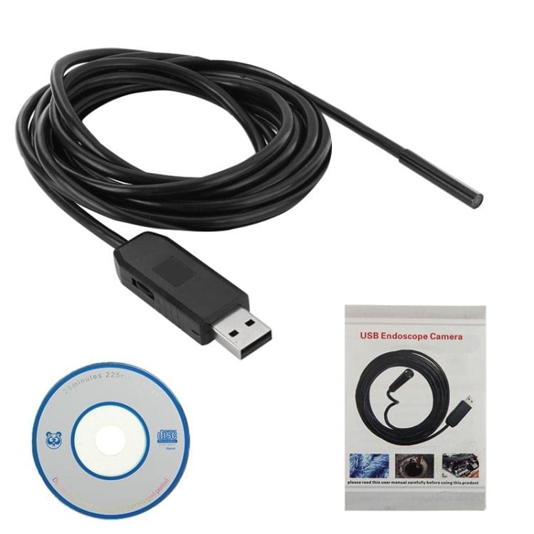 Waterproof USB Endoscope Inspection Camera with 6 LED for Parts of OTG Function Android Mobile Phone, Length: 2m, Lens Diameter: 5.5mm