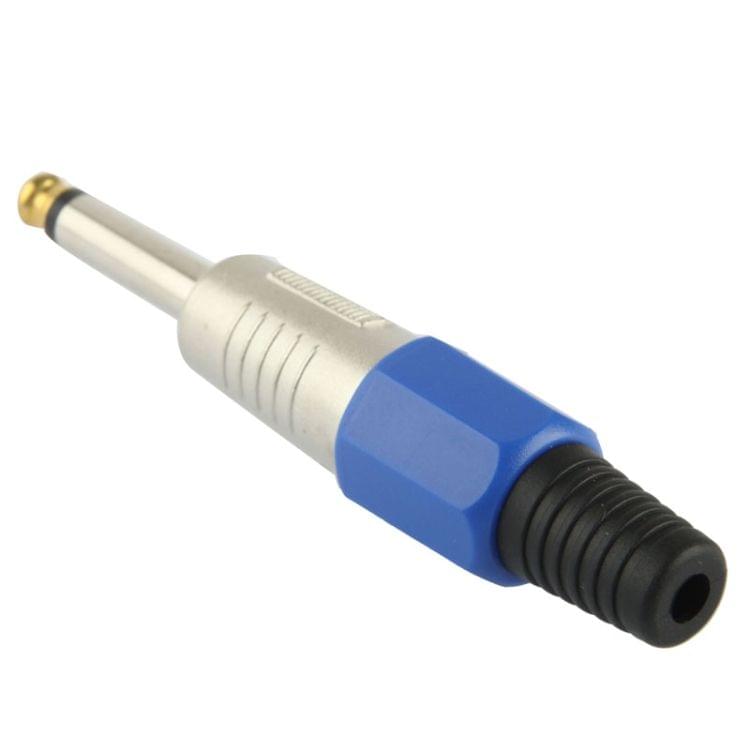 6.35mm Male Plug Microphone Patch Snake Cable TRS Connector Adapter