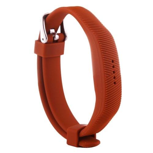 For Fitbit  Flex 2 Bracelet Watch Oblique Texture Silicone Watchband, Full Length: 25cm (Orange)