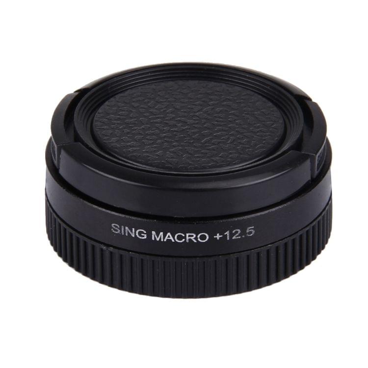 JUNESTAR Proffesional 37mm 12.5X Macro Lens Filter + Lens Protective Cap for GoPro & Xiaomi Xiaoyi Yi Sport Action Camera
