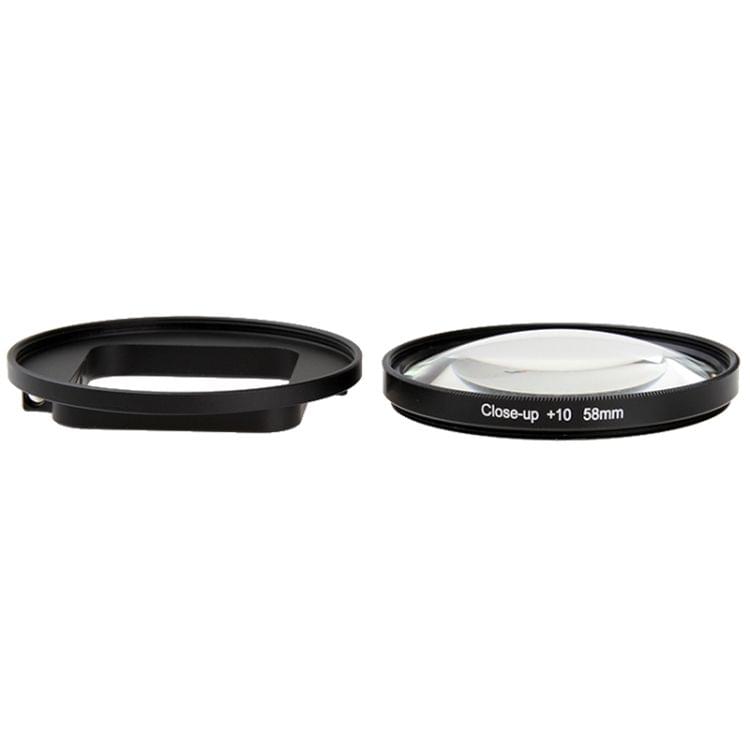 58mm 10X Close-Up Lens Macro Lens Filter for GoPro HERO5 Session /HERO4 Session /HERO Session