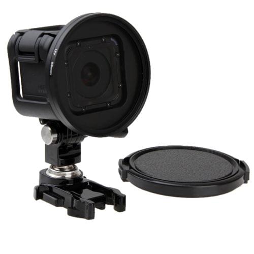 58mm Round Circle UV Lens Filter with Cap for GoPro HERO5 Session /HERO4 Session /HERO Session