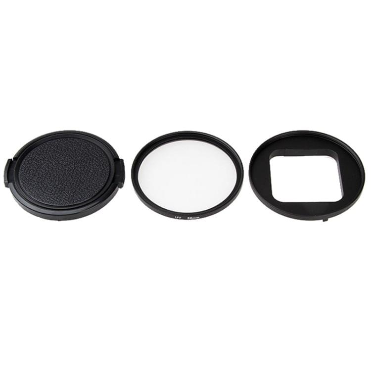 58mm Round Circle UV Lens Filter with Cap for GoPro HERO5 Session /HERO4 Session /HERO Session