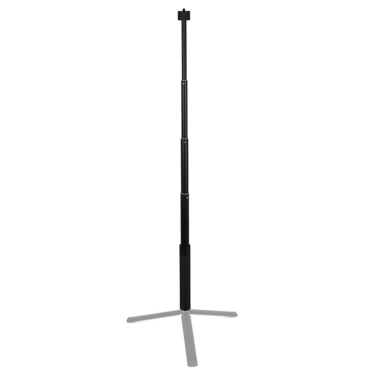 Handheld Gimbal Aluminum Alloy Extension Rod Tube for Feiyu, Length: 19-60cm, Diamond Texture Head (Black)